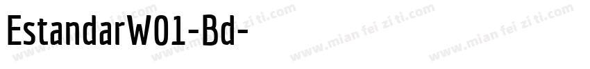 EstandarW01-Bd字体转换