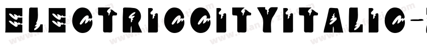 ElectricCityItalic-3gD6字体转换