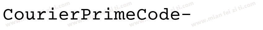 CourierPrimeCode字体转换