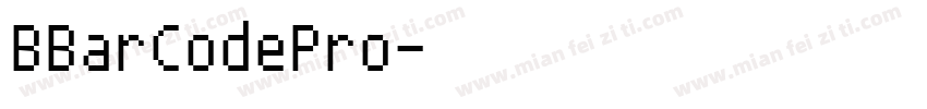 BBarCodePro字体转换