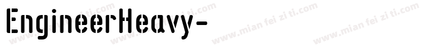 EngineerHeavy字体转换