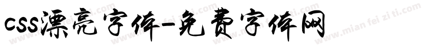 css漂亮字体字体转换