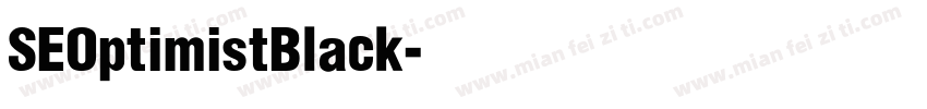 SEOptimistBlack字体转换