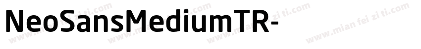 NeoSansMediumTR字体转换