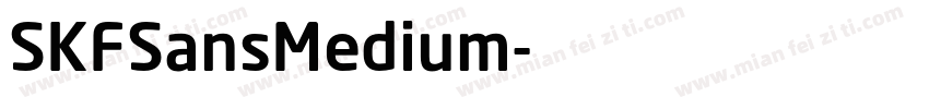 SKFSansMedium字体转换