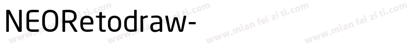 NEORetodraw字体转换
