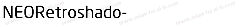 NEORetroshado字体转换