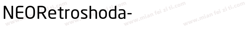 NEORetroshoda字体转换