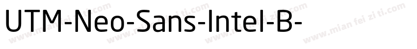 UTM-Neo-Sans-Intel-B字体转换