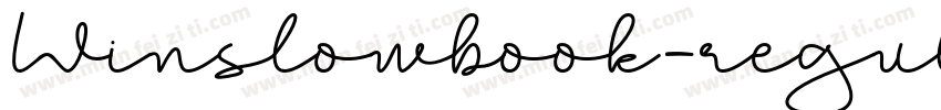 Winslowbook-regulari字体转换