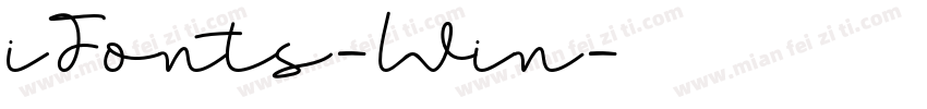iFonts-Win字体转换