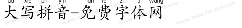 大写拼音字体转换
