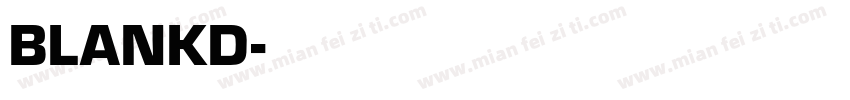 BLANKD字体转换