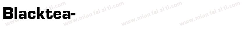 Blacktea字体转换