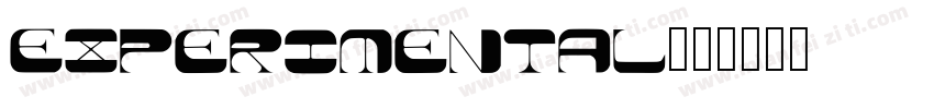 Experimental字体转换