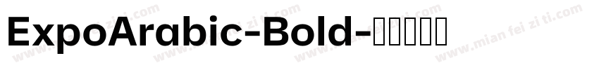 ExpoArabic-Bold字体转换