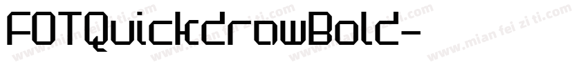 FOTQuickdrawBold字体转换