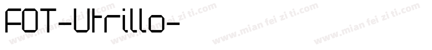 FOT-Utrillo字体转换