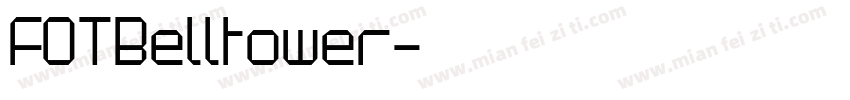FOTBelltower字体转换