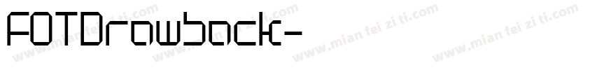 FOTDrawback字体转换