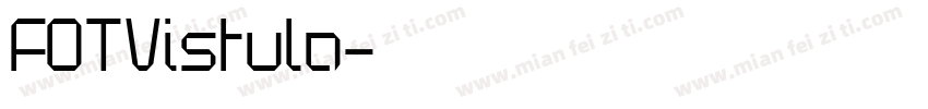 FOTVistula字体转换