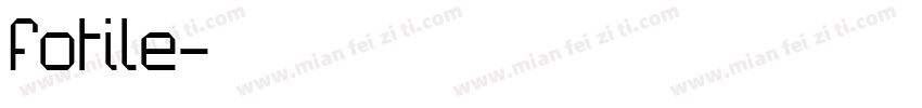 fotile字体转换