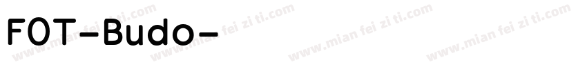 FOT-Budo字体转换