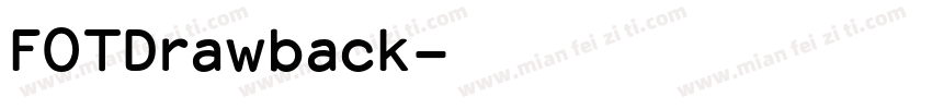 FOTDrawback字体转换