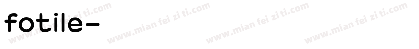 fotile字体转换