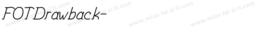 FOTDrawback字体转换