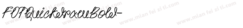 FOTQuickdrawBold字体转换
