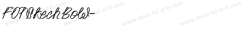 FOTSkechBold字体转换