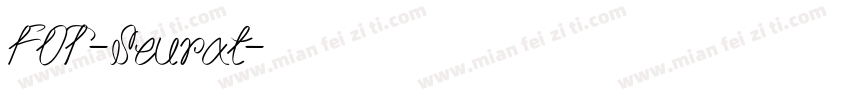 FOT-Seurat字体转换