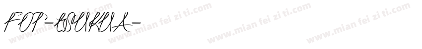 FOT-tSUKUA字体转换