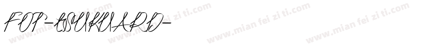 FOT-tSUKUARD字体转换