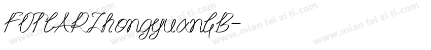 FOTCARZhongyuanGB字体转换