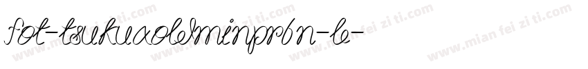 fot-tsukuaoldminpr6n-b字体转换