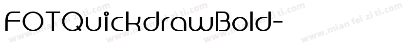 FOTQuickdrawBold字体转换