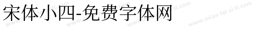 宋体小四字体转换
