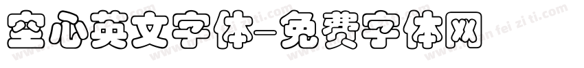 空心英文字体字体转换