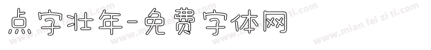 点字壮年字体转换
