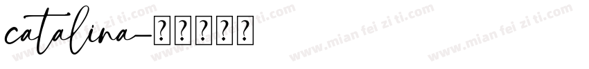 catalina字体转换
