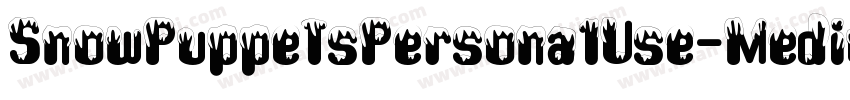 SnowPuppetsPersona1Use-Medium字体转换