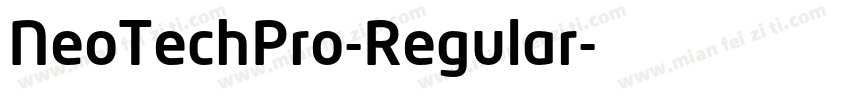 NeoTechPro-Regular字体转换