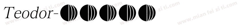 Teodor字体转换