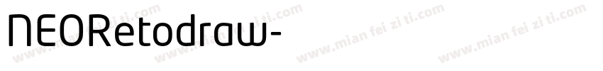 NEORetodraw字体转换