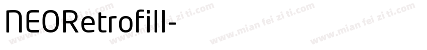 NEORetrofill字体转换