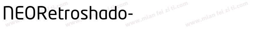 NEORetroshado字体转换