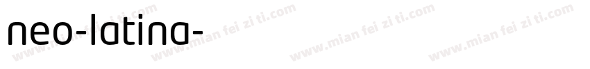 neo-latina字体转换