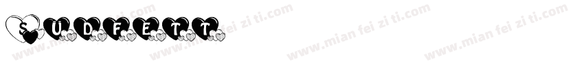 Südfett字体转换